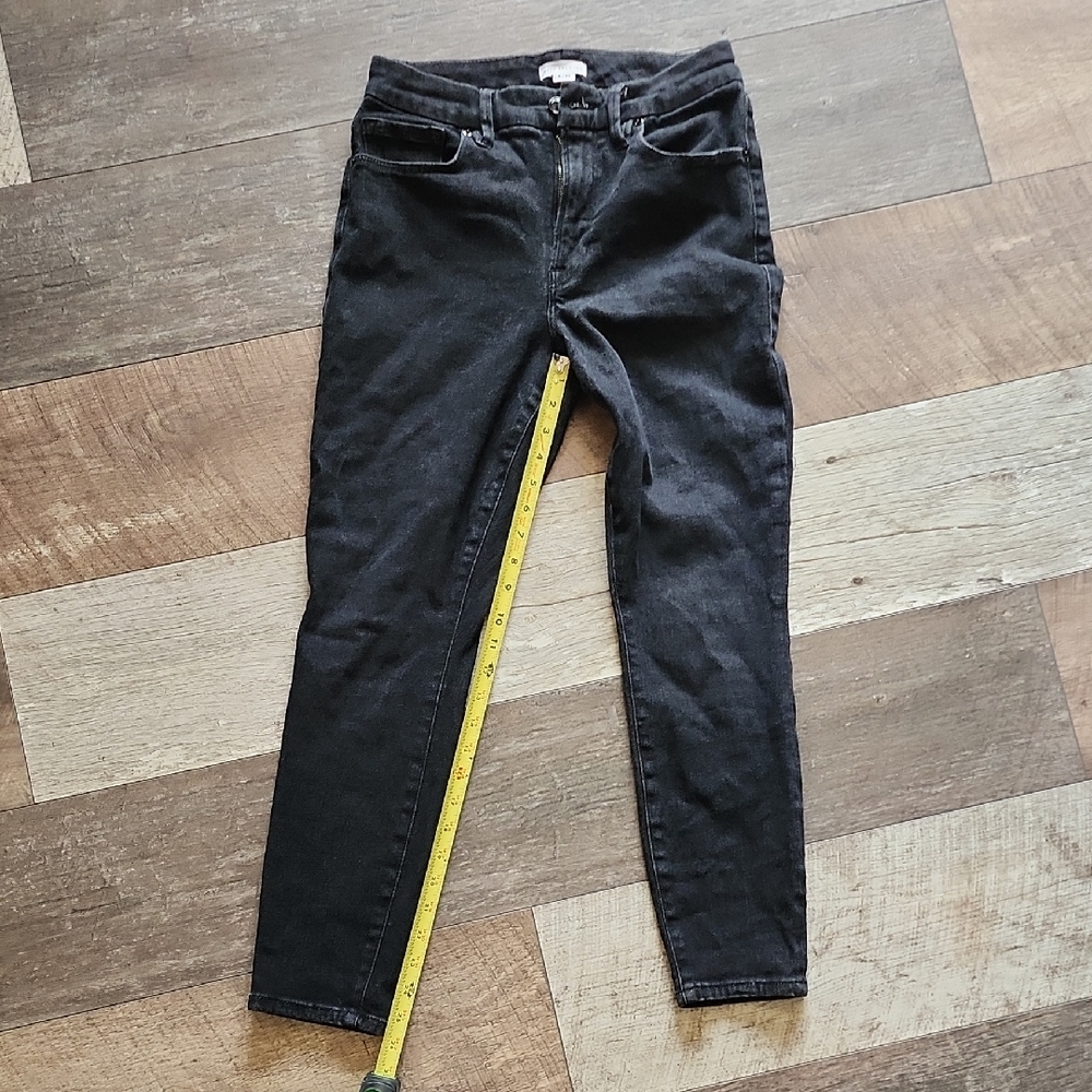 Good American Black Skinny High-Rise Jeans